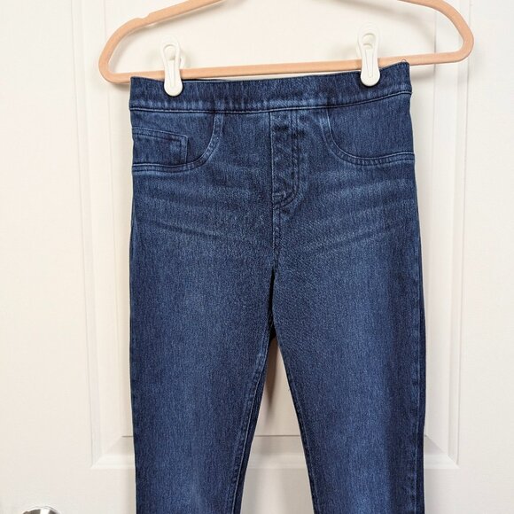 SPANX | Blue Denim Pull-On Jean Leggings Size Small - Picture 4 of 6
